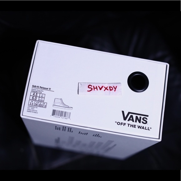 Vans Damien Hirst Sk8 Hi High Polka Dots 4 4.5 8 - Picture 4 of 6